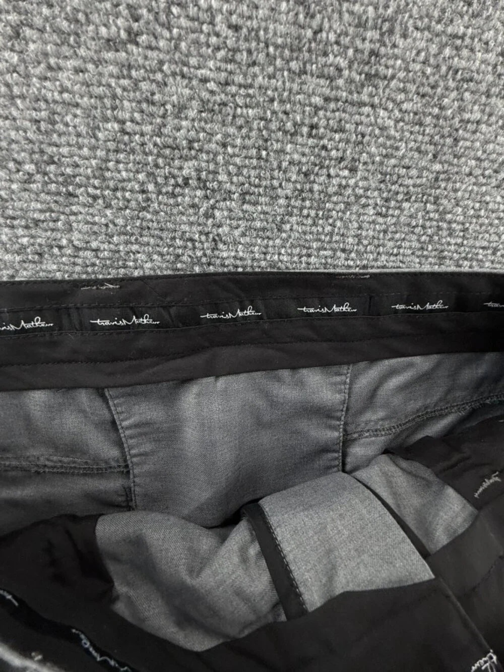 Travis Matthew Golf Pants Polyester Rayon Blend Gray Outdoors Men ACTL 36X29